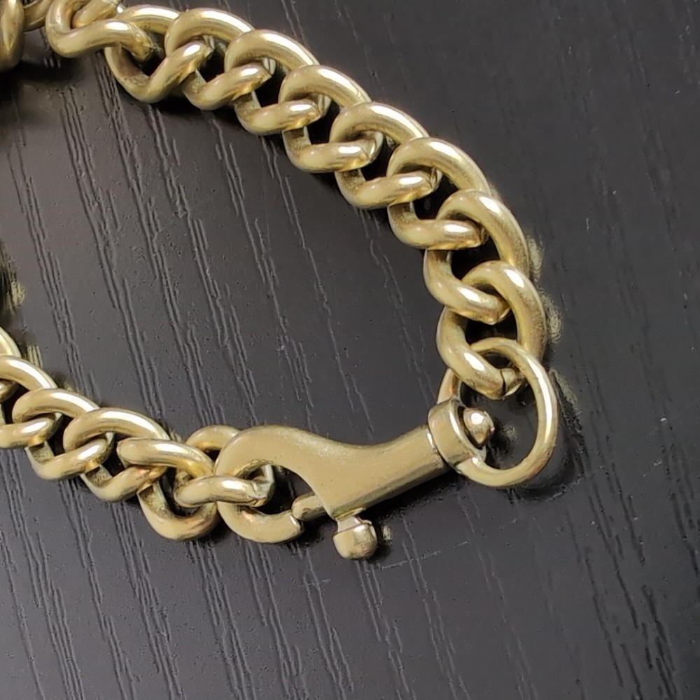 Coach Gold Tone Carriage Charm Bracelet - Picture 4 of 10